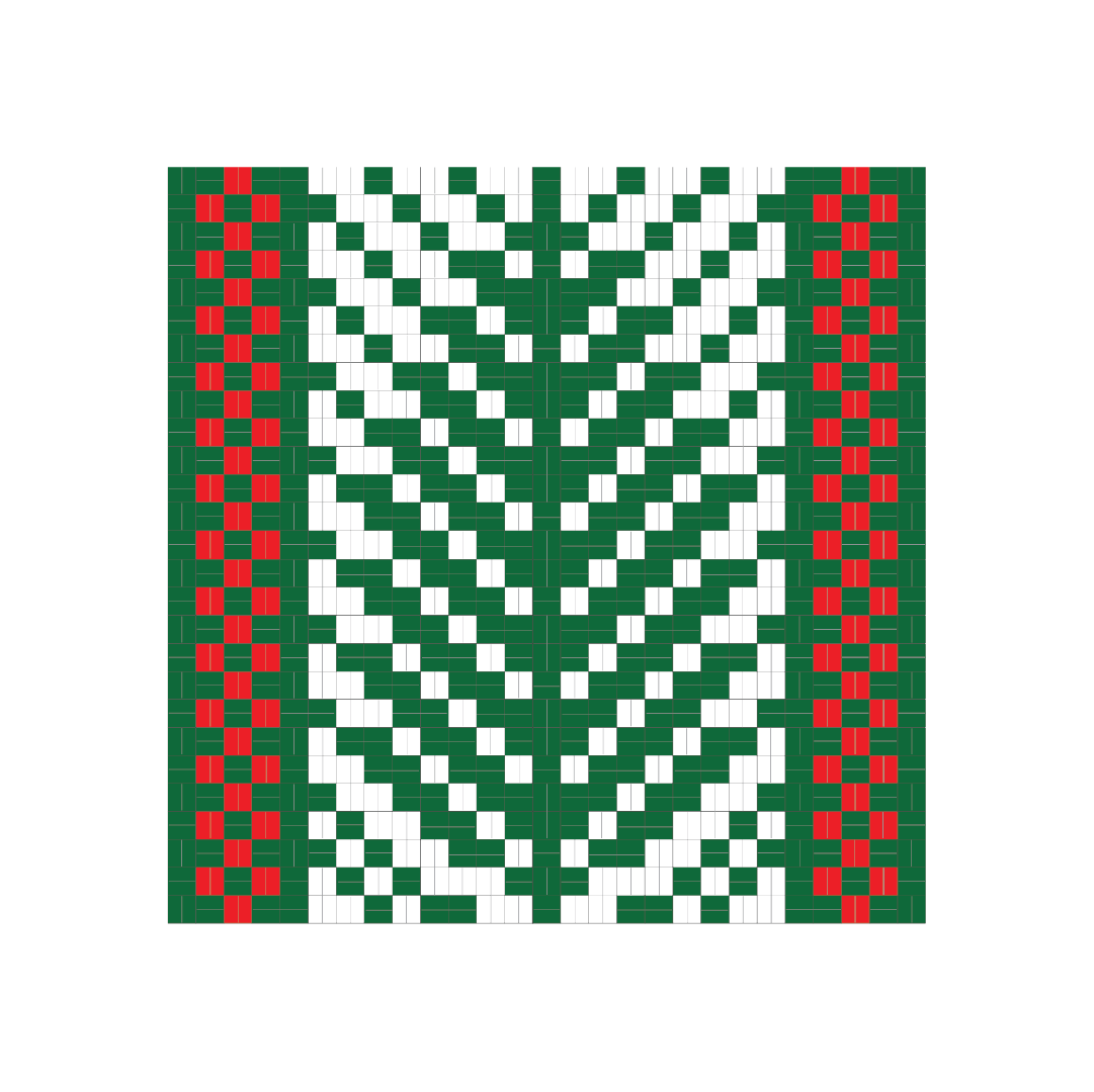 Holiday Tree Pattern - PRO Size in Holiday Brights – Friendly Loom