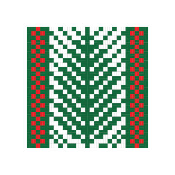 Holiday Tree Pattern - PRO Size in Bright Holiday