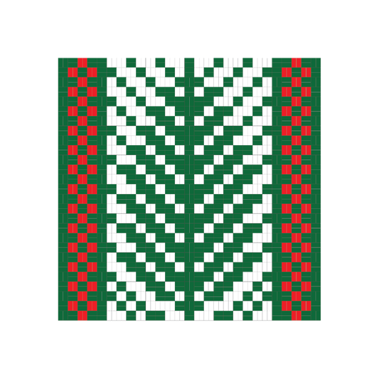Holiday Tree Pattern - PRO Size in Bright Holiday