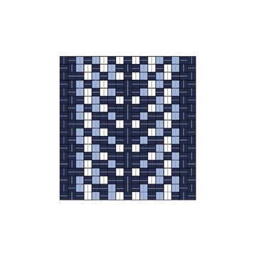 Holiday Tree Pattern - Traditional Size in Polar