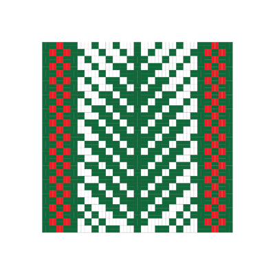Holiday Tree Pattern - PRO Size in Holiday Brights