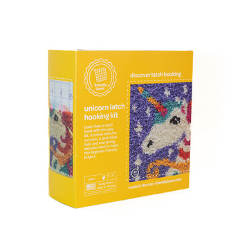 Discover Latch Hooking: Unicorn Kit