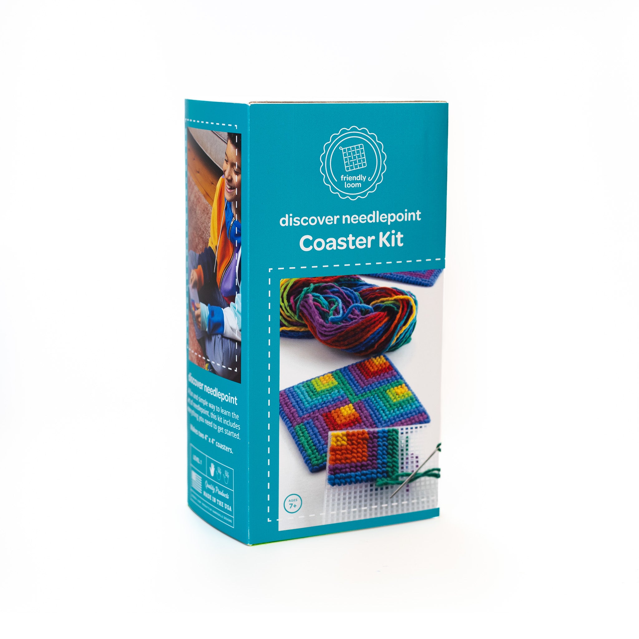 Friendly Loom - Needlepoint Coaster Kit