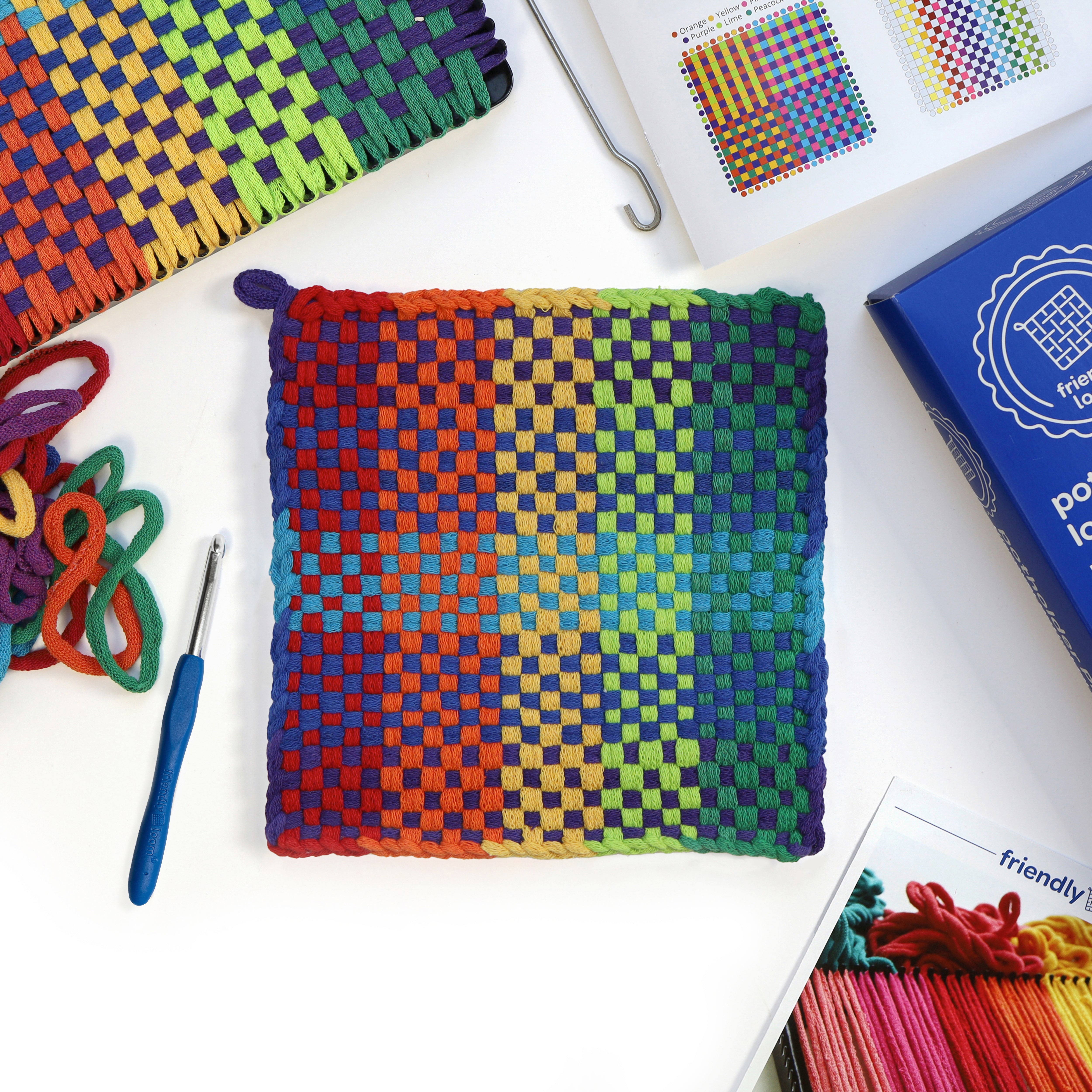 小物 PPFM stole Friendly Loom - PRO Size Potholder Loom Kit