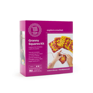 Explore Crochet: Granny Square Kit – Sunset