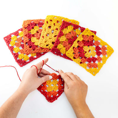 Explore Crochet: Granny Square Kit – Sunset