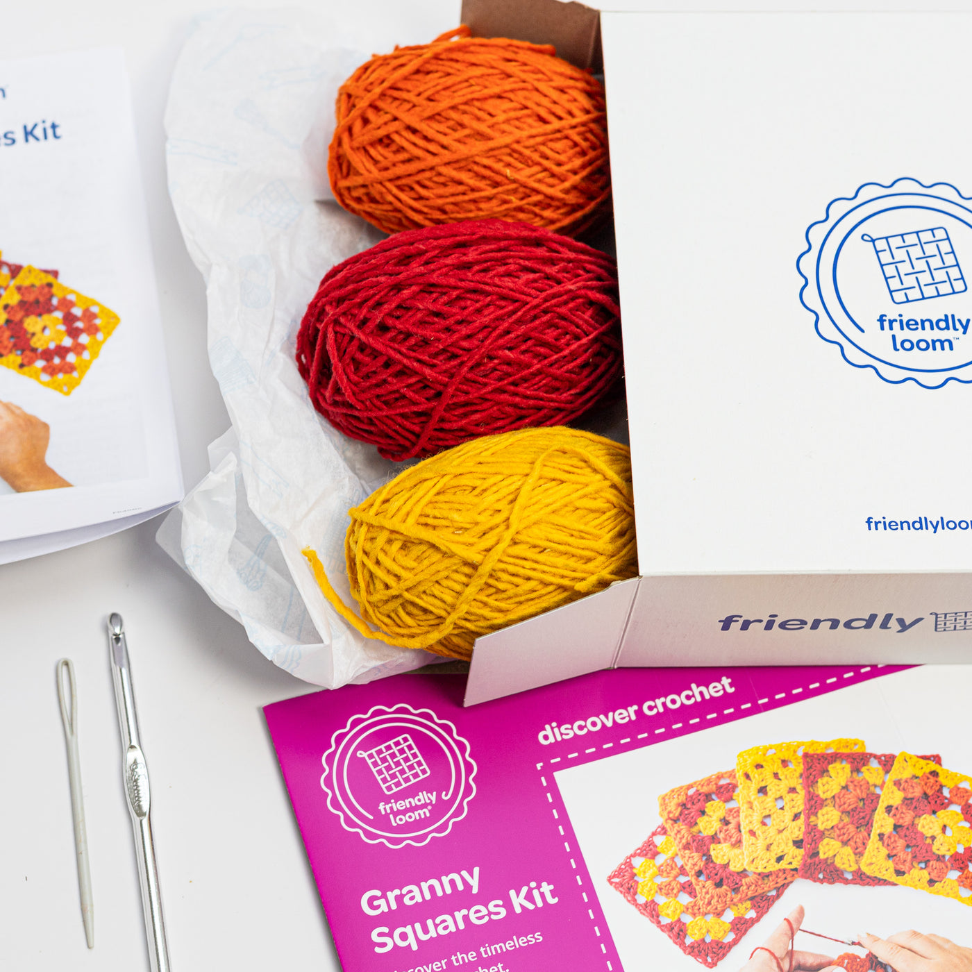 Explore Crochet: Granny Square Kit – Sunset