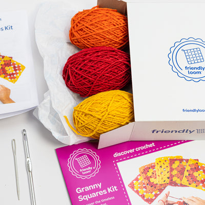 Explore Crochet: Granny Square Kit – Sunset