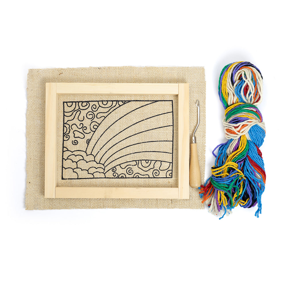Discover Rug Hooking: Rainbow Kit – Friendly Loom