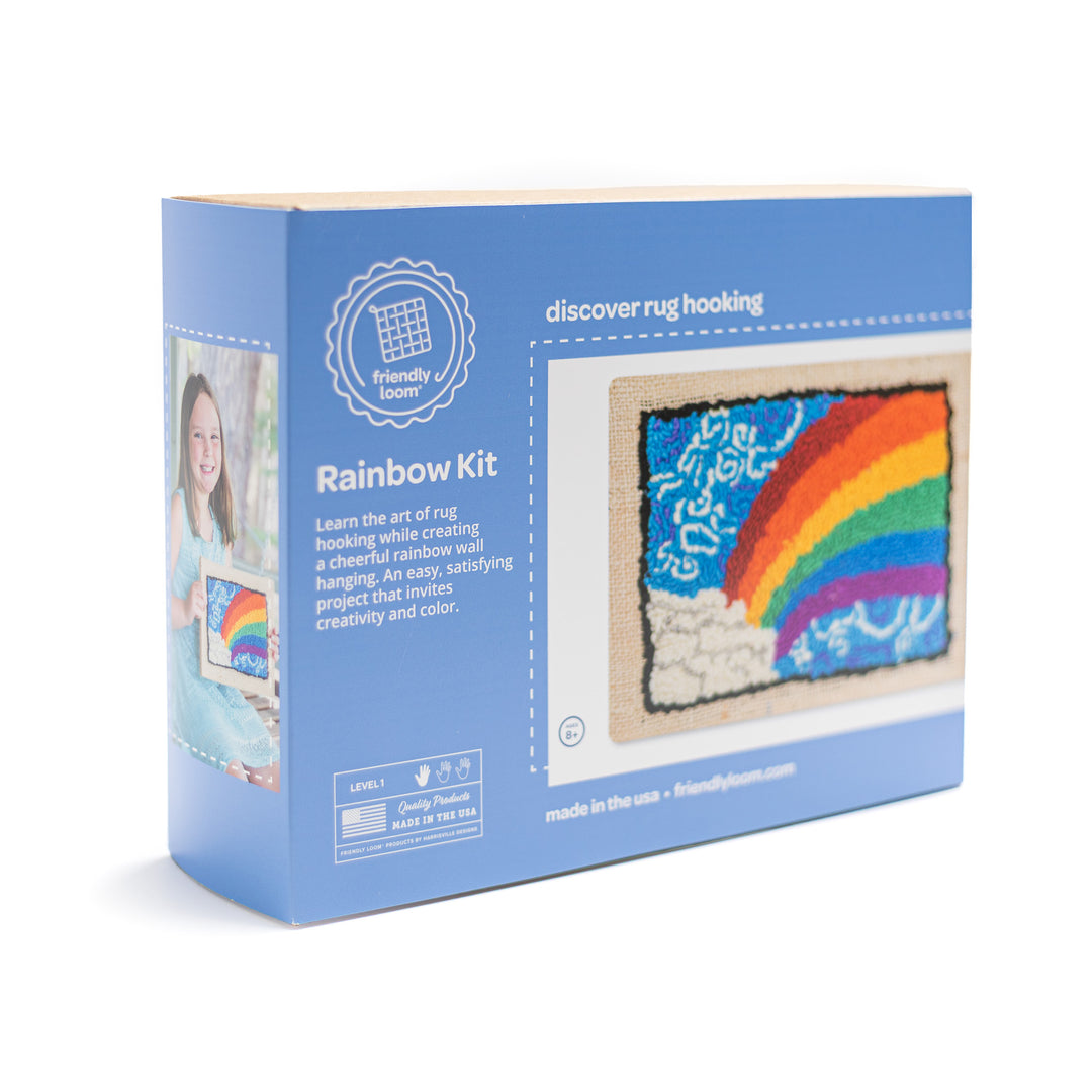 Rainbow Rug Hooking Kit – Friendly Loom