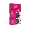 Box showing several spool knitted items in various colors
