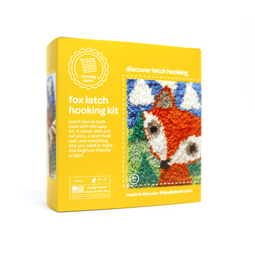 Discover Latch Hooking: Fox Kit