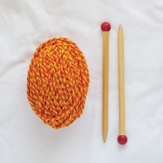 Discover Knitting: Scarf Kit - Orange