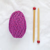 Discover Knitting: Scarf Kit - Pink