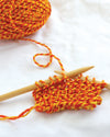 Discover Knitting: Scarf Kit - Orange